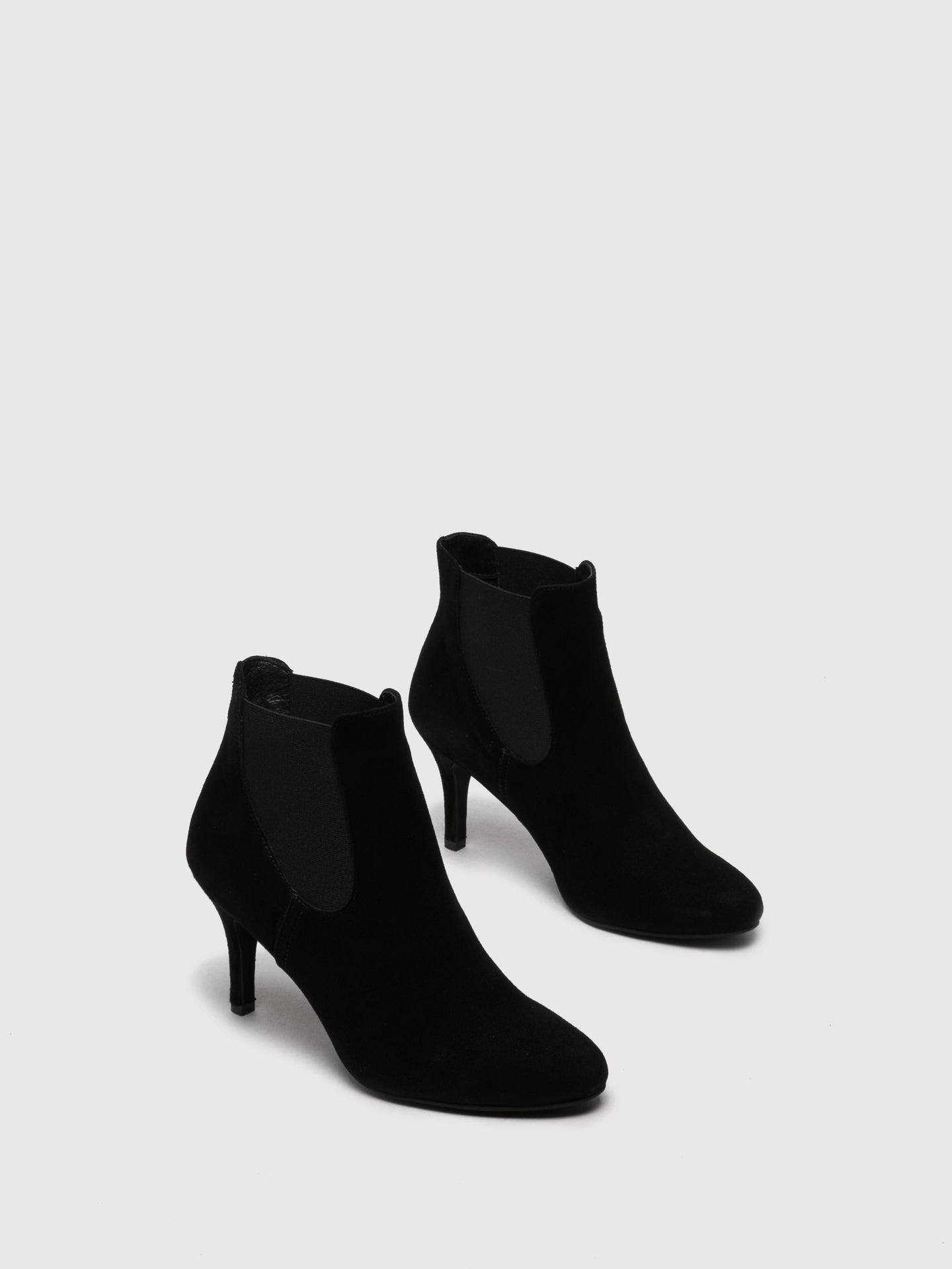 Foreva Black Elasticated Ankle Boots